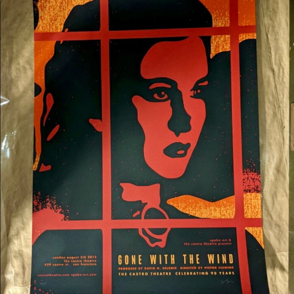 Gone With the Wind poster print